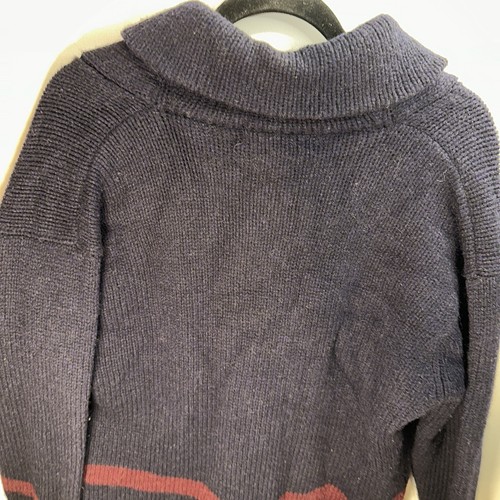 Polo Ralph Lauren Cardigan Sweater 100% Wool L Men's VTG 60's Style Shawl Collar - Picture 10 of 10