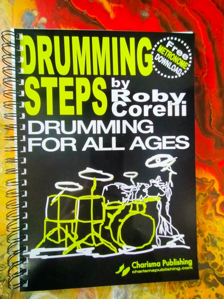 DRUMMING STEPS - Drumming - Drum Study Book - Drum Kit - by Roby Corelli  - Image 3 of 4