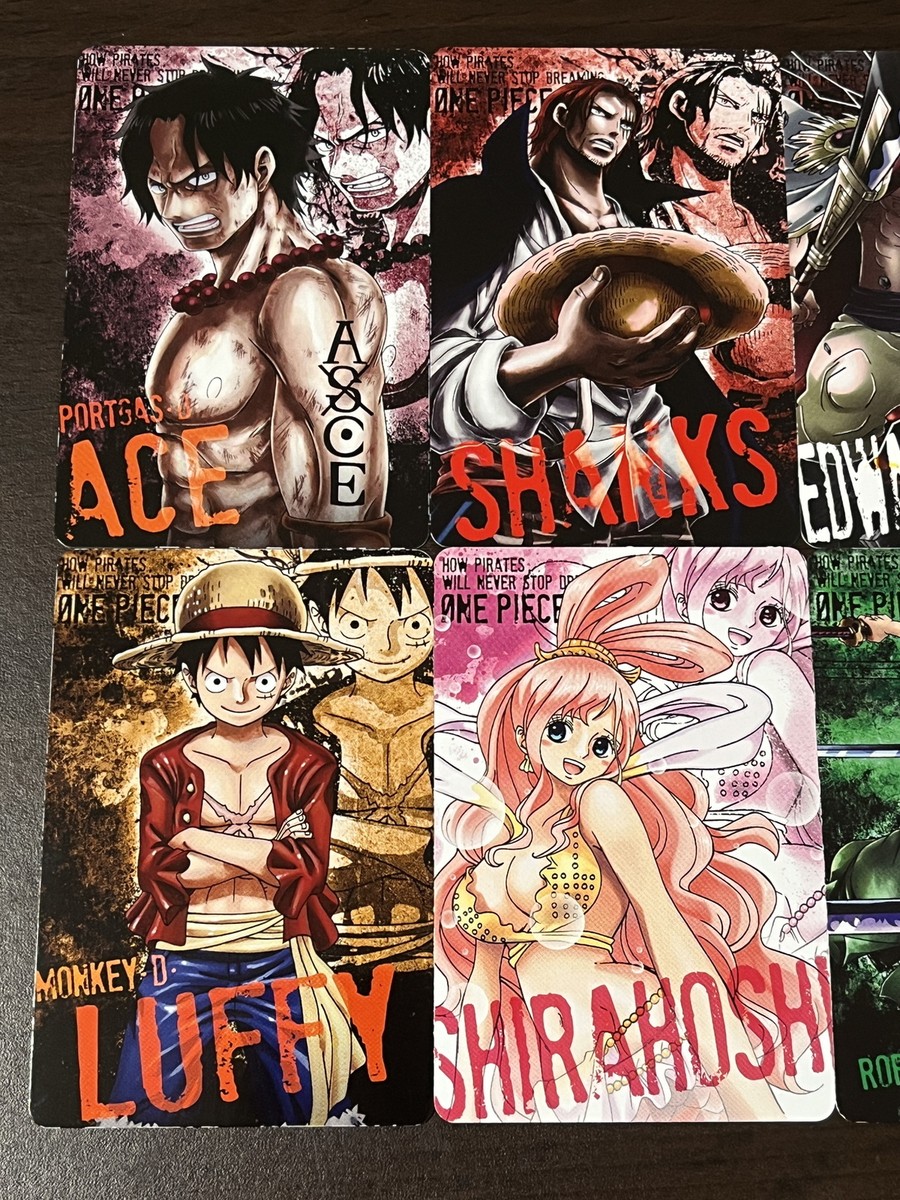 One Piece Snack Card 10 Types Complete Set Luffy Zoro Hancock etc