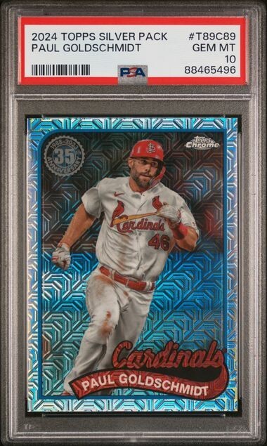 2024 Topps Silver Pack #T89C89 Paul Goldschmidt Cardinals PSA 10