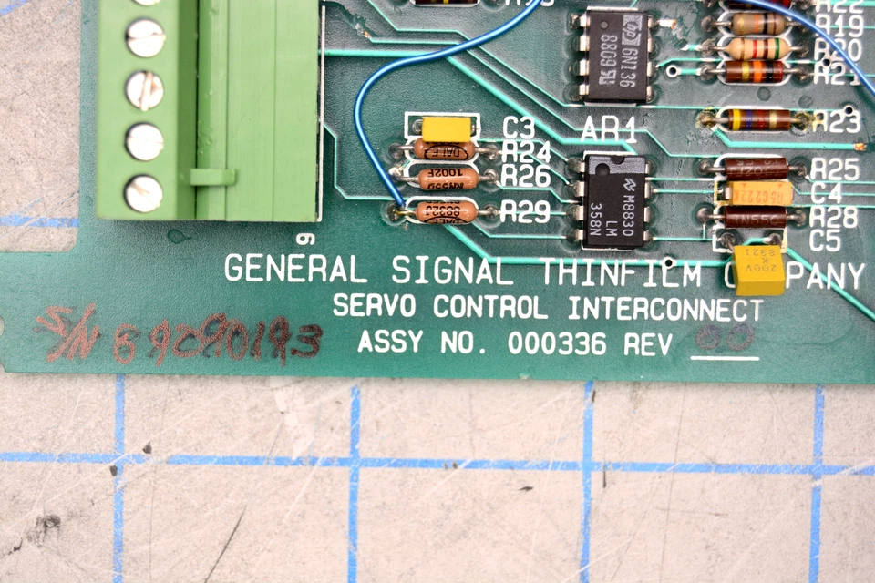 000336 (LOTE DE 2) / SERVO CONTROL INTERCONEXIÓN / SEÑAL GENERAL THINFILM COMPANY Foto 2 de 4