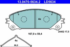 Plaquette de frein Lexus RX