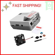 GeeekPi Case for Raspberry Pi 3B+, Pi Case with Fan, Retro Gaming Nes3Pi Case wi