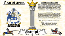 Kending-Mckenning COAT OF ARMS HERALDRY BLAZONRY PRINT