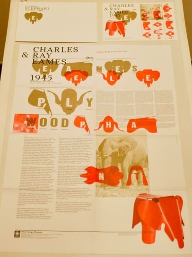 Vitra Charles and Ray Eames "Plywood Elephant" Figure 2007 Limited Edition NEW - Picture 9 of 10