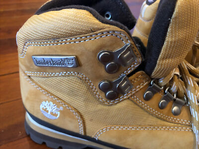 Timberland Mens Sz 6M Waterproof Field Boot Tan Nubuck Boots