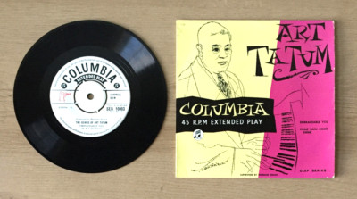 ART TATUM - EMBRACEABLE YOU/COME RAIN COME SHINE 7'', COLUMBIA, SEB 10003, VG/EX