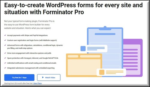 WPMU DEV Forminator Pro Original (Not GPL) - WordPress Premium Plugin - Picture 2 of 8