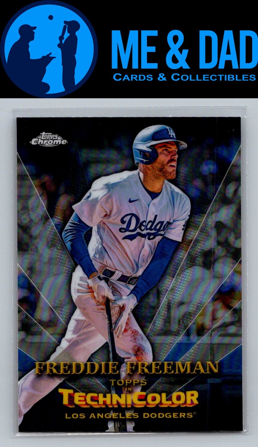 2023 Topps Chrome #TT-16 Freddie Freeman Topps in Technicolor