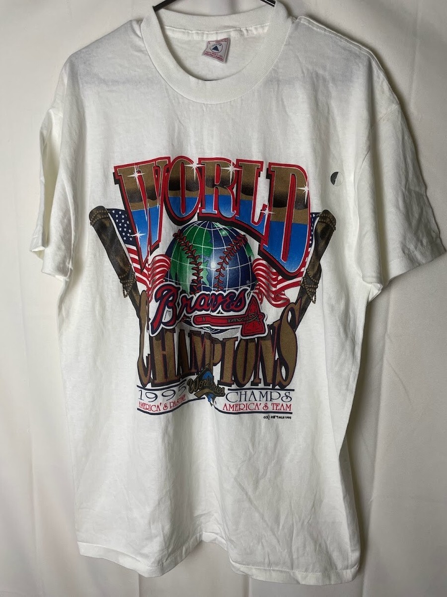 WBC '95 champions, Atlanta Braves 記念Tシャ Vintage Atlanta Braves 1995 World Series Champions T Shirt