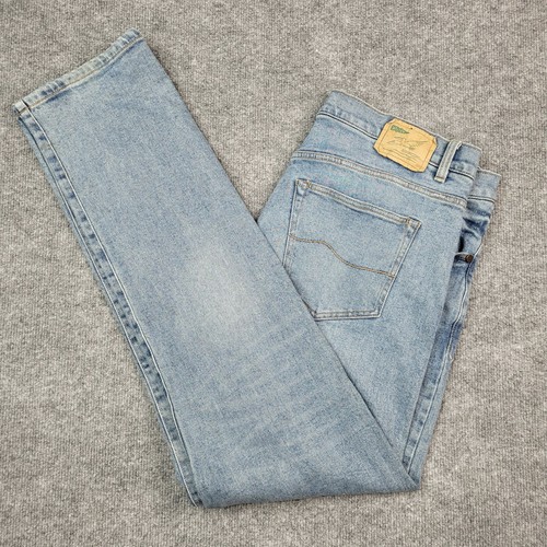 Wellen Jeans Mens Size 36X30 Blue Denim Light Wash Regular Straight Fit  Stretch | eBay