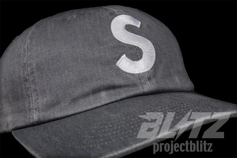 SUPREME PIGMENT PRINT S LOGO 6-PANEL CAP GREY FW22 HAT | eBay