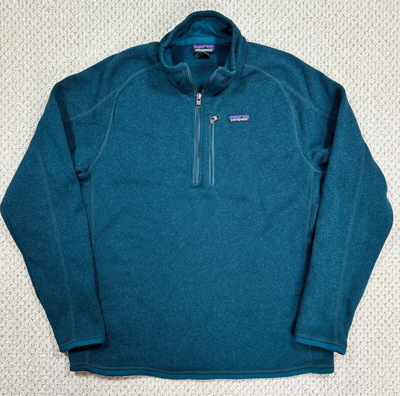 patagonia better sweater 1/4 zip pocket fleece jacket