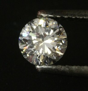 GIA certified loose .70ct SI1 D round diamond vintage estate antique