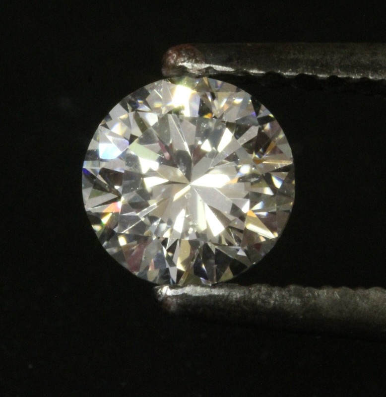 GIA certified loose .70ct SI1 D round diamond vintage estate antique