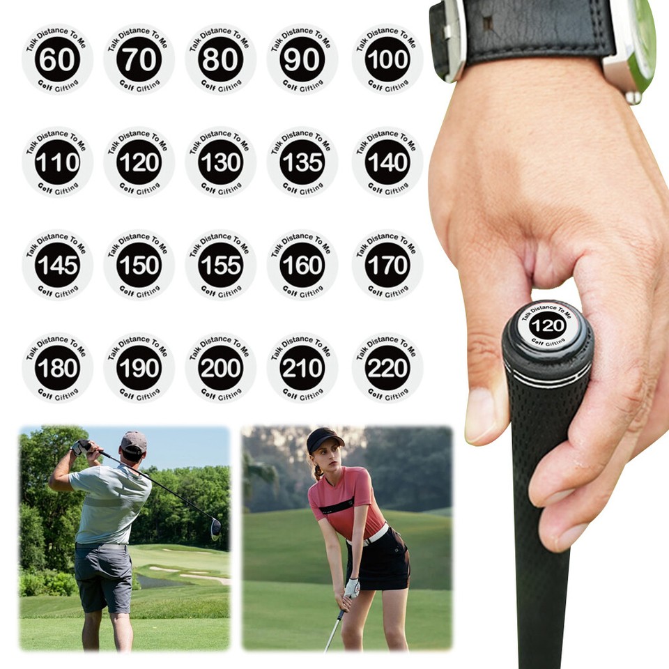 HOT 20Pcs Self Adhesive Golf Club Distance Mark for Men Women Golfers