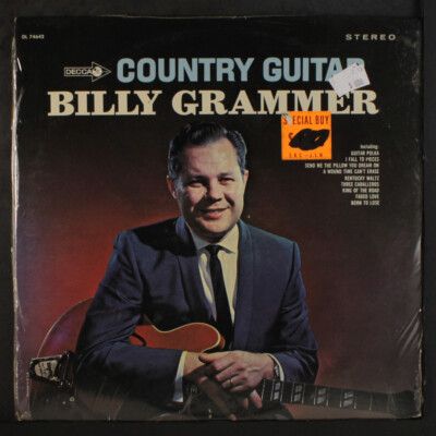 BILLY GRAMMER: country guitar DECCA 12'' LP 33 RPM Sealed