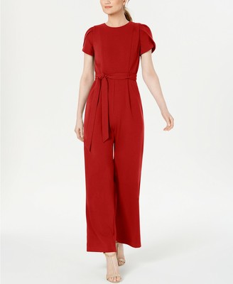 calvin klein jumpsuit red