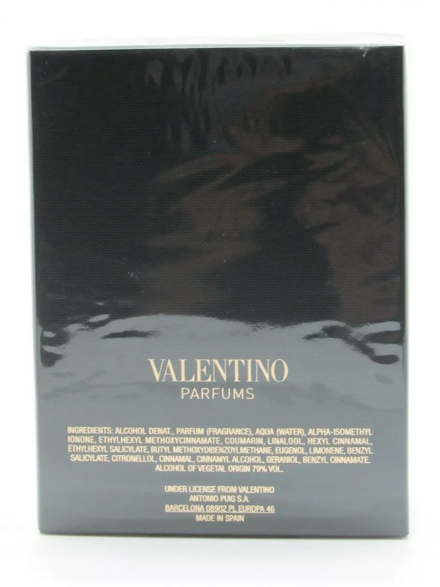 Valentino Uomo Noir Absolu Perfume Eau De Parfum 3.4 Oz 100 Ml