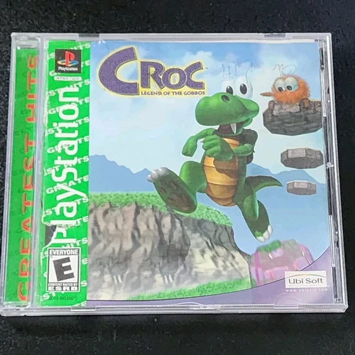 Croc Legend of the Gobbos PS1 Playstation 1, Authentic, Tested, Working
