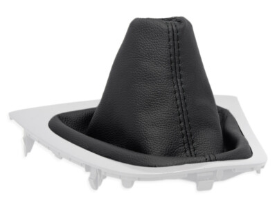 SCHALTMANSCHETTE FÜR TOYOTA AURIS 2006-2012 SCHALTSACK NATURLEDER SCHWARZ