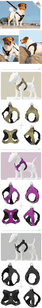 Dog Harness Traveling Dog Vest Comfort Padding Adjustable Vest Dog Accessories
