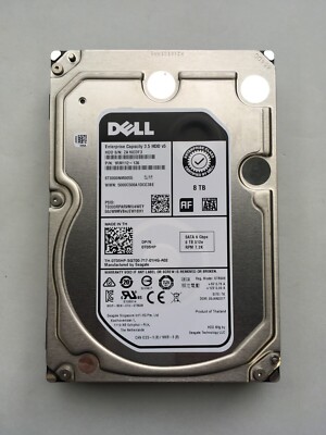 DELL 0T05HP Enterprise ST8000NM0055 8TB 7200RPM 256MB SATA 6Gbs 3.5'' Hard DriveA