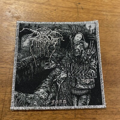 Pull The Plug Patches Darkthrone F.O. A. D. Black Metal Band Patch