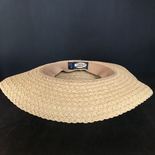 Tommy Bahama Natural Braided Straw Sun Hat One Size Fits All 15" - Picture 5 of 12