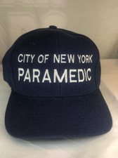 Blue Paramedic NYC PARAMEDIC Work Cap Hats