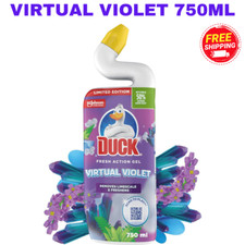 Duck Deep Action Toilet Gel Cleaner 750ml Limescale & Odour Remover Long Lasting