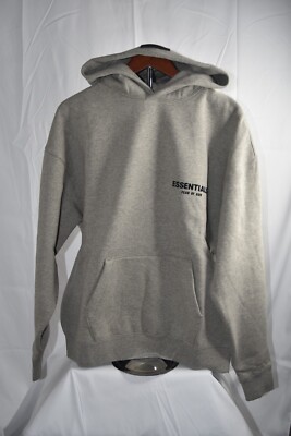 Fear of God Essentials Pullover Hoodie 'Dark Oatmeal' (192BT212113F) NWT Size Sm