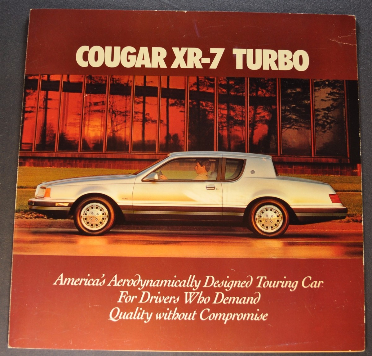 1984 Mercury Cougar XR-7 Turbo Sales Brochure Folder Excellent