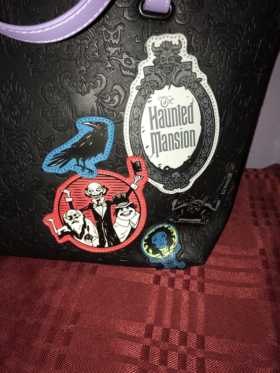 Disney Parks Haunted Mansion 50th Anniversary Loungefly Tote  display picture 1