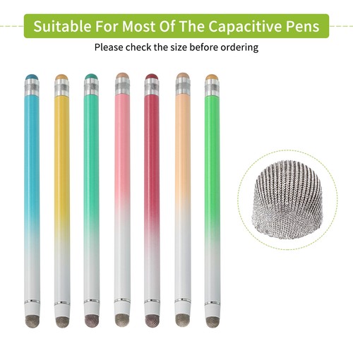 20Pcs Replacement Fiber Mesh Tips for Stylus Pens 8mm Touch Screen Pens Tips - Photo 5/6