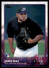 2015 Topps Series 2 Jairo Diaz RC #668 Colorado Rockies