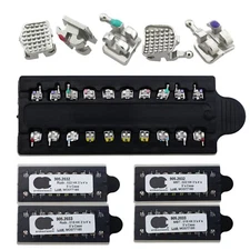 Dental Orthodontic Brackets Metal Braces MIM Mini Roth MBT Slot 022 345 Hooks