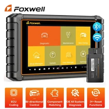 FOXWELL NT909 OBD2 Diagnostic Tool Bidirectional E-CU Coding TPMS OBDII Scanner