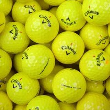 Callaway Lake Golf Balls Chrome Soft & Soft X Yellow Grade A Lake Balls 12-100Pk