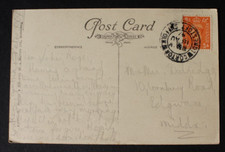 Corton, Lowestoft, Suffolk 1947 postmark on a L.  postcard
