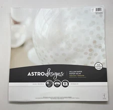 Astro Designs Translucent Vellum Paper (12 x 12 in, 50 Sheets) 30lb