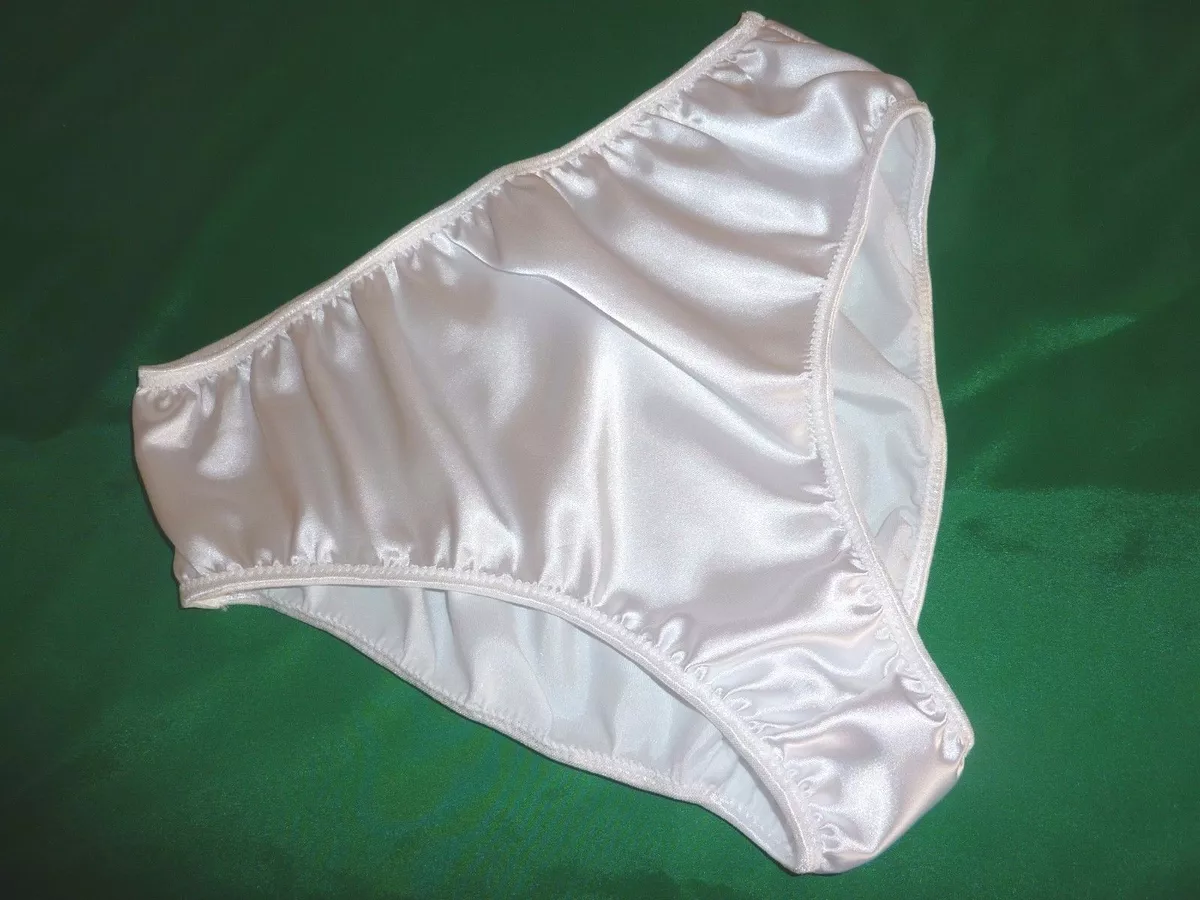 White on sale satin panty