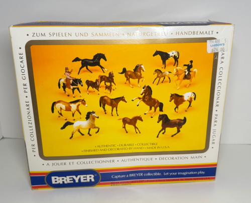 Breyer Horse Progeny of Leo Chestnut 1996 4 calcetines ideal American Quarter Horse - Imagen 23 de 24