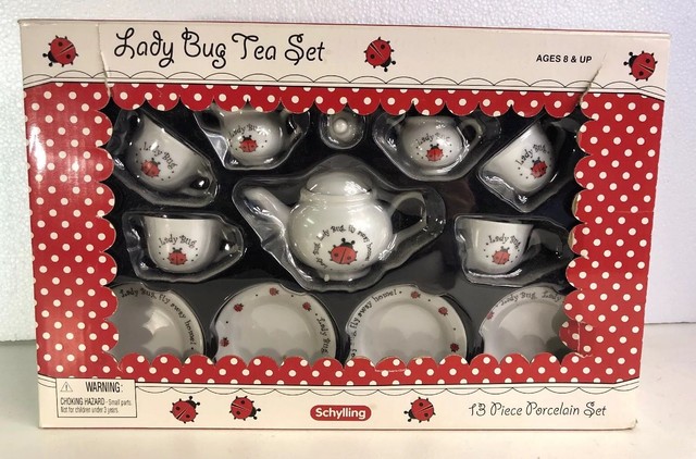 ladybug tea set