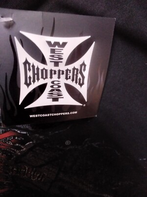 VTG West-Coast Choppers Motorcycle Demon Double Sided Black T