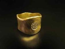 Black diamond ring. 14k solid yellow gold ring with 0.19ct' Black Diamonds.