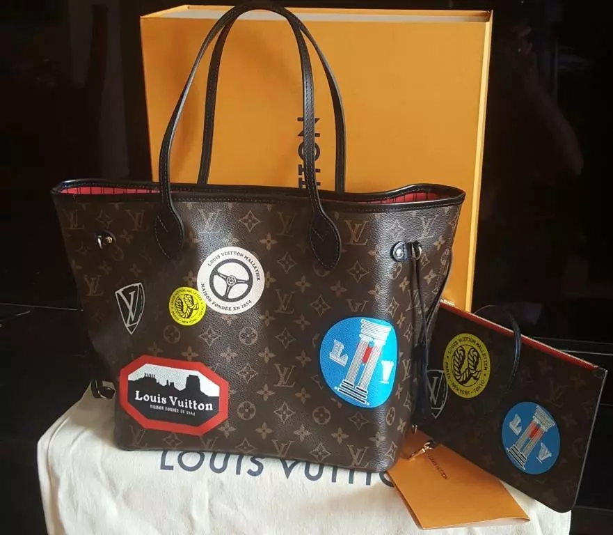 Louis Vuitton World Tour Limited Edition Monogram Neverfull MM