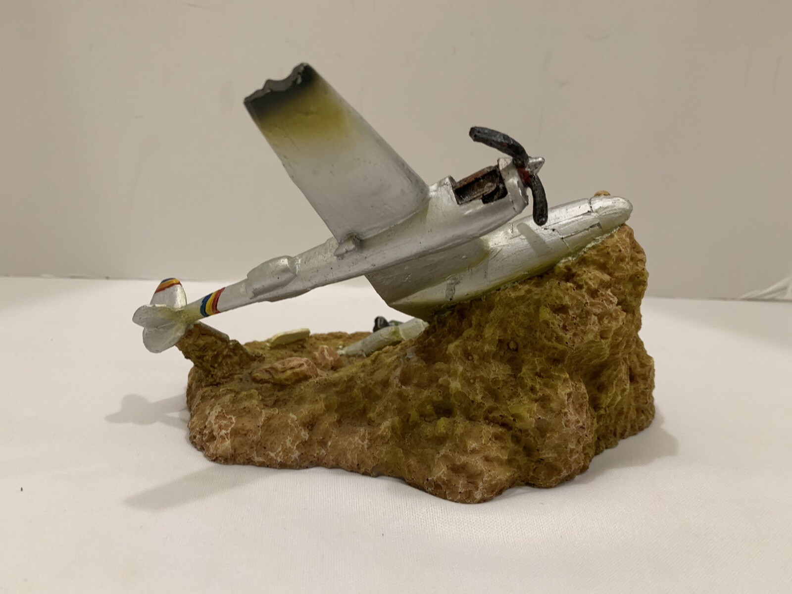 Underwater Treasures Sunken Fighter Aquarium Ornaments eBay