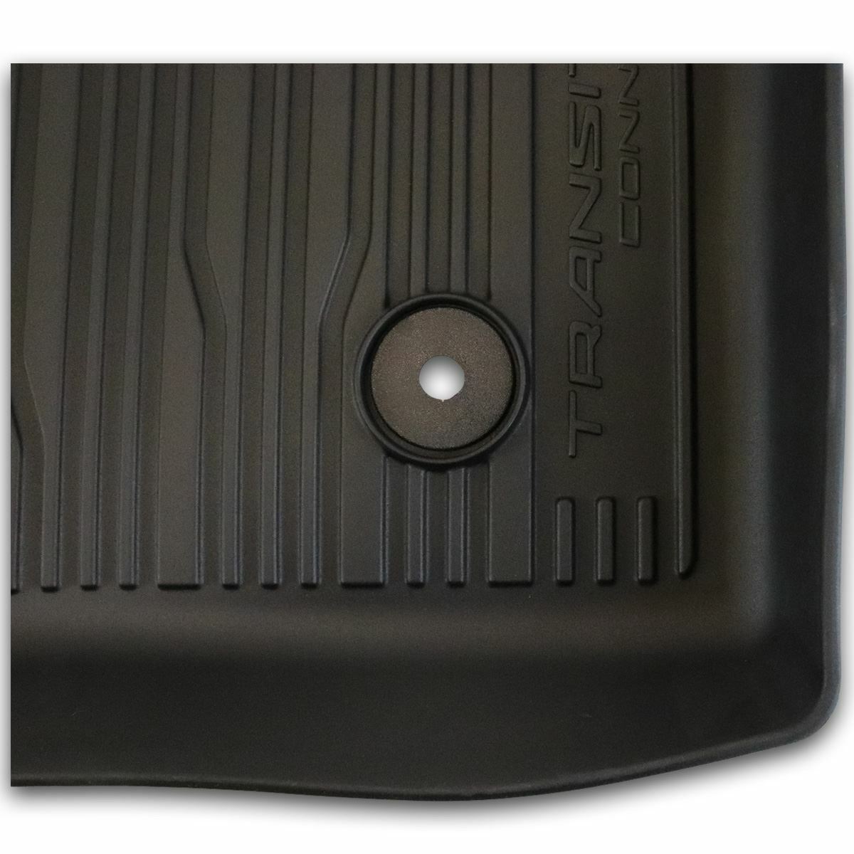 Genuine Ford Transit Connect Front Rubber Floor Mats Tray W/ Logo 