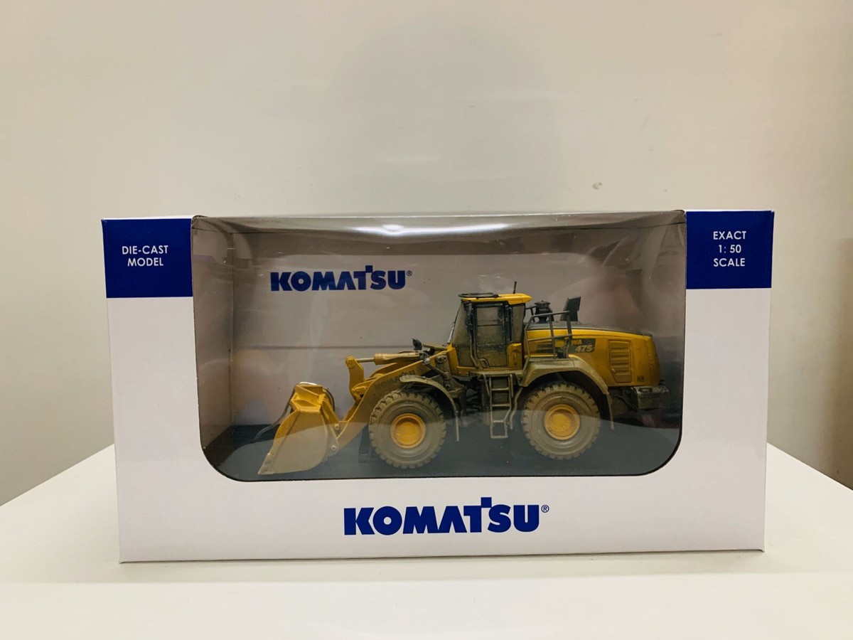 Komatsu WA475-10 Wheel Loader Muddy Version 1:50 Scale